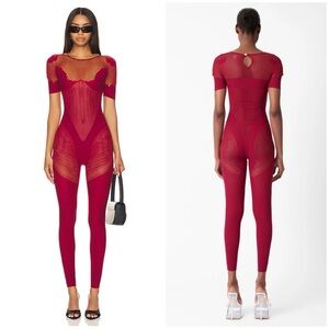 Poster Girl Vivian Jumpsuit in Red